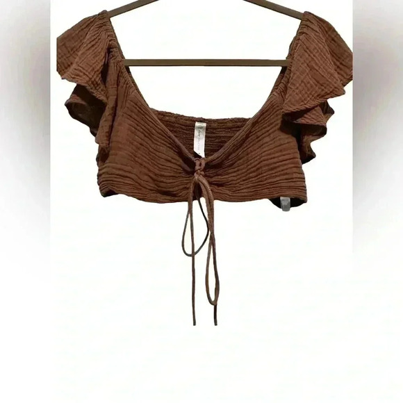 Anthropologie Daily Practice Crop Top Size Medium EUC - Picture 6 of 6